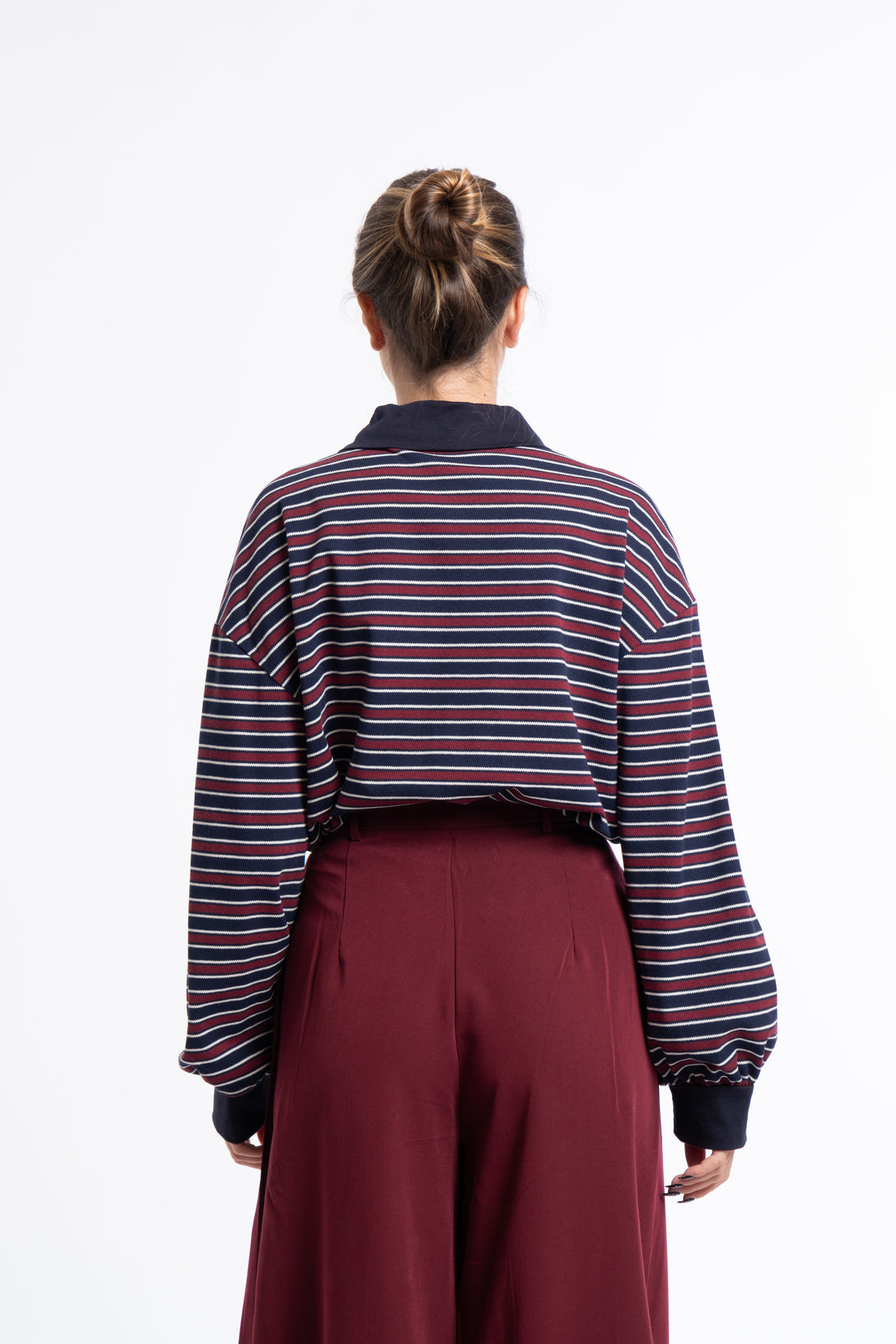 Pantalone ginevra bordeaux