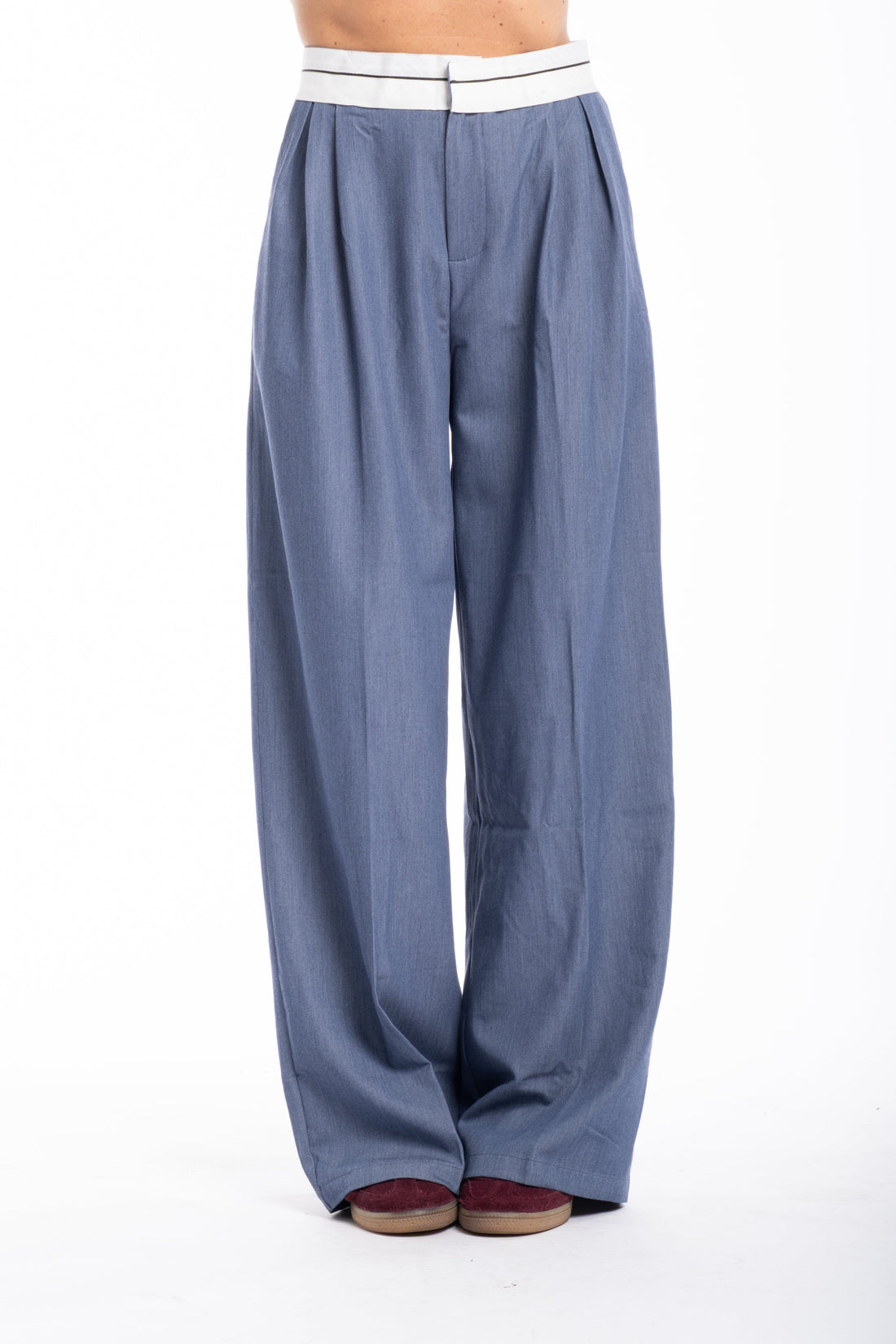 Pantalone risvolto carta da zucchero