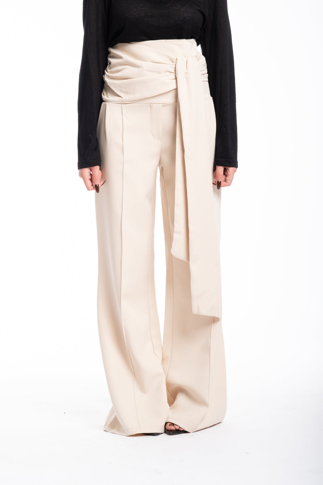 Pantalone elegante beige