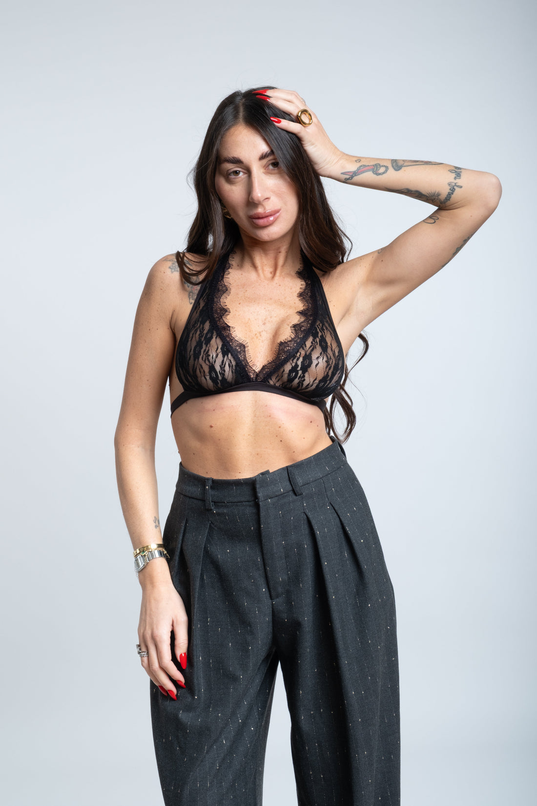Bralette Queen nera