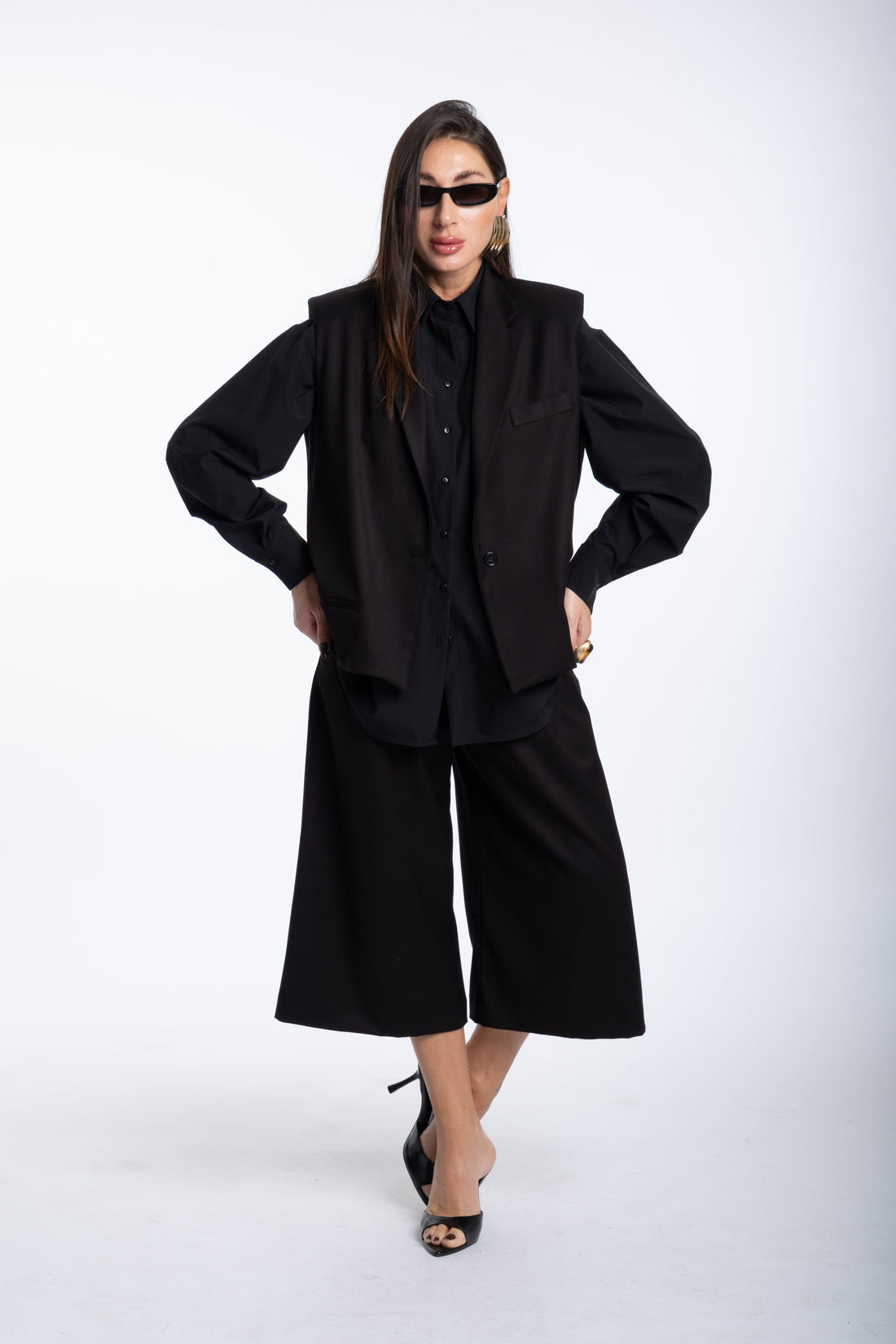 Tailleur Office max bermuda nero