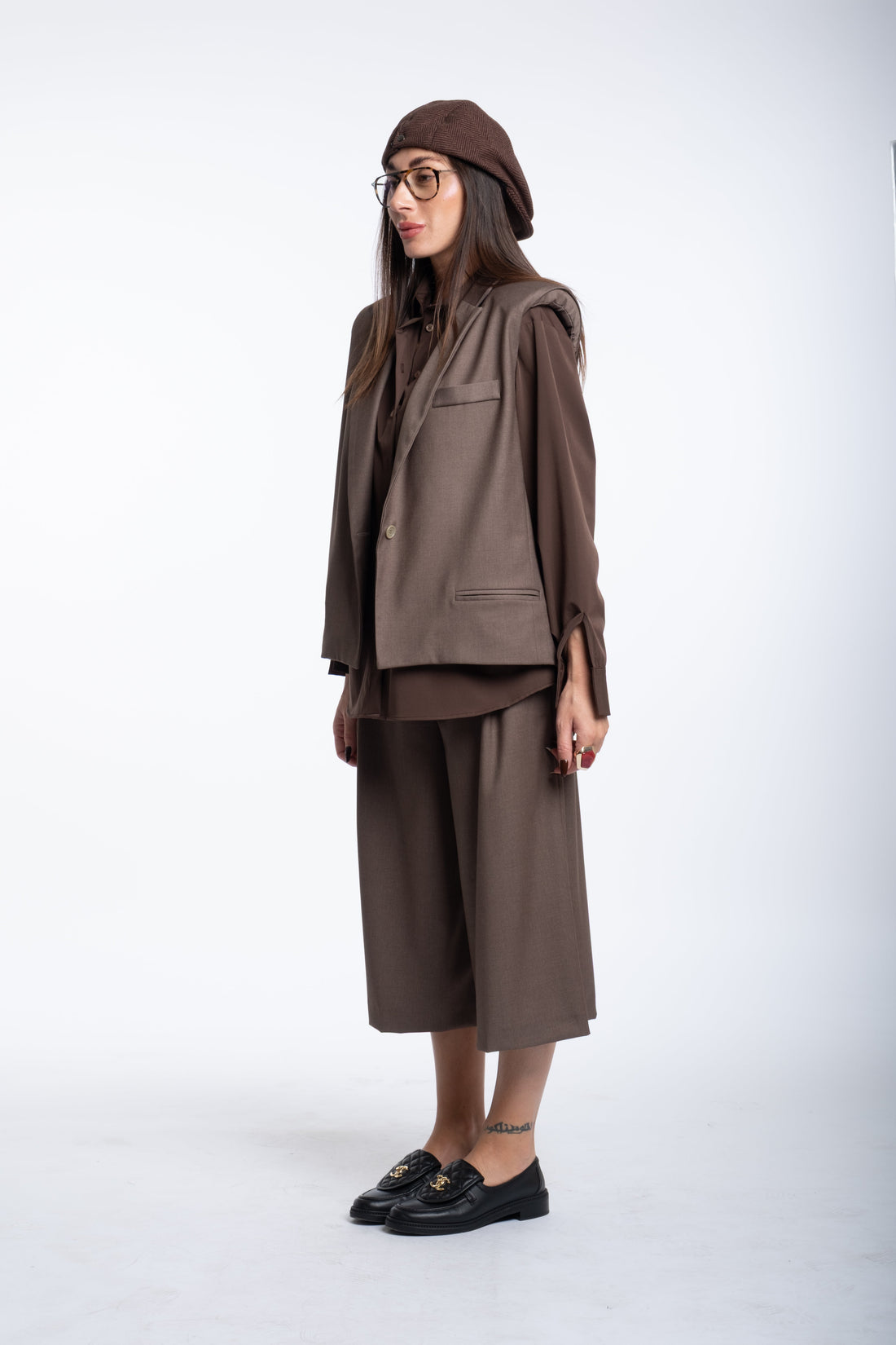 Tailleur Office max bermuda fango